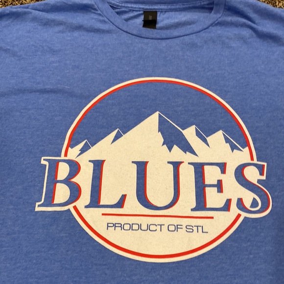 St. Louis blues product of STL T-shirt size 3XL - Picture 2 of 6